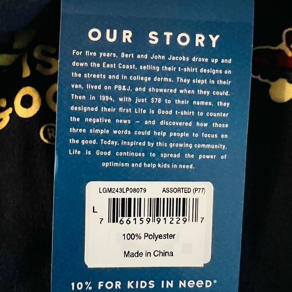 Life Is Good Women’s Pajama Bottoms - Navy Blue with Christmas Print Size L NWT - Picture 3 of 10